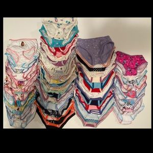 43)2-3t underwear and 29) 4-5T total of 72